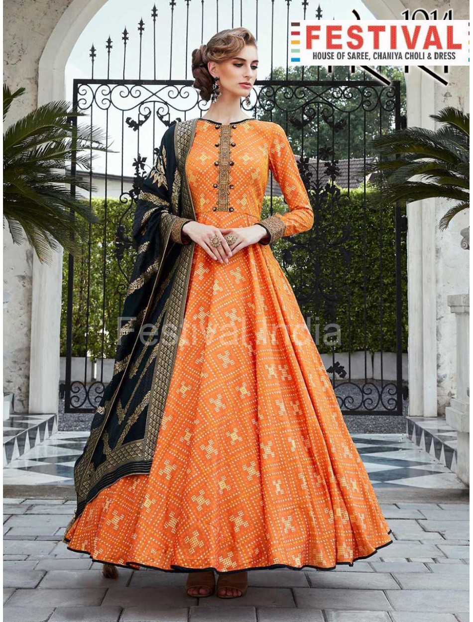 anarkali made from saree